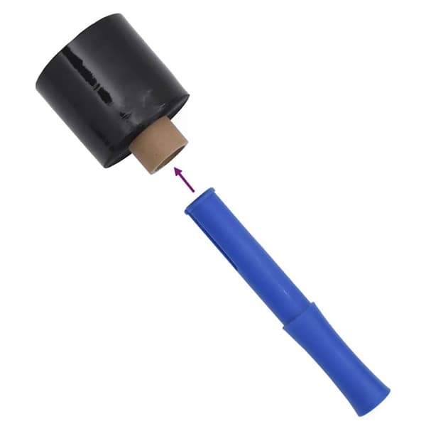 vidaXL Sträckfilmer 10 st svart 23 μm 10 cm x 300 m