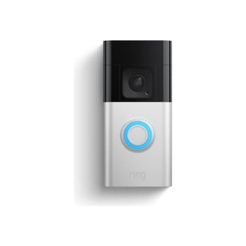Ring Video Doorbell Plus - smart dörrklocka - 802.11b/g/n - satinnickel