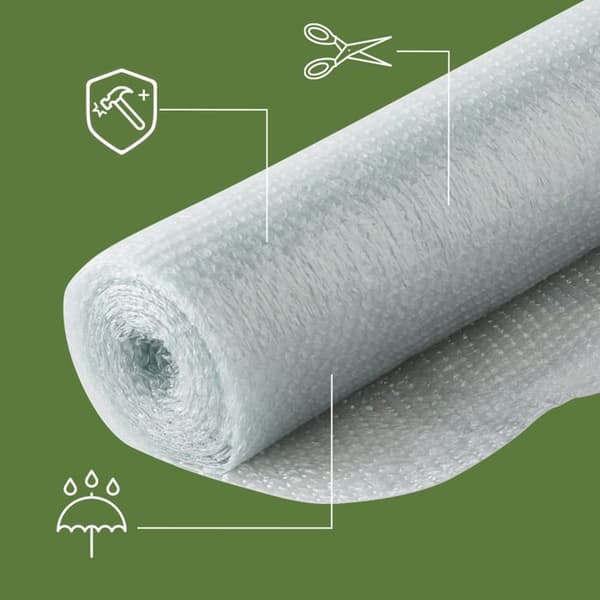 Återvunnen bubbelplast - 0,5 x 5 m - Flytt, frakt och skydd - Kvalitets bubbelplast