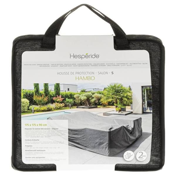 Skyddsfodral "Hambo" för soffgrupp S 175x175x90cm i polyester - Hespéride