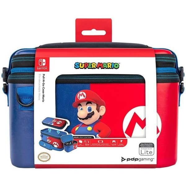 Förvaringsbox - PDP - Pull N Go - Mario: Power Pose - Switch