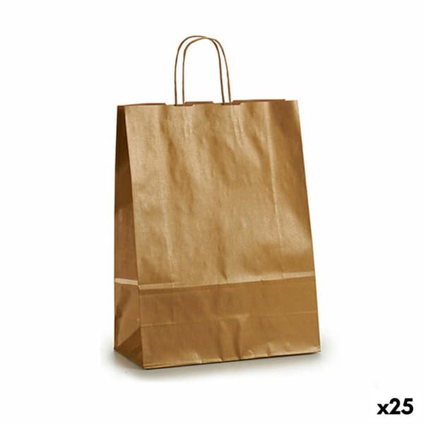 Papperskasse Pincello 32411-ORO Gyllene 32 X 12 X 50 cm (25 antal)