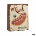 Miniatyrbild 1 av 3: Papperskasse Hotdog & Coffee 10 x 33 x 25,5 cm (12 antal)