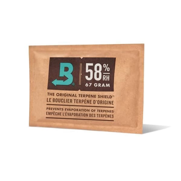 Sachet för fuktreglering Boveda för örter och växter - 1 avfuktande sachet - 58% RF - Storlek 67 - 450g örter/sachet