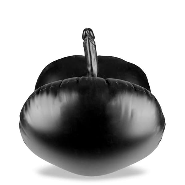Warren uppblåsbar kudde med dildo