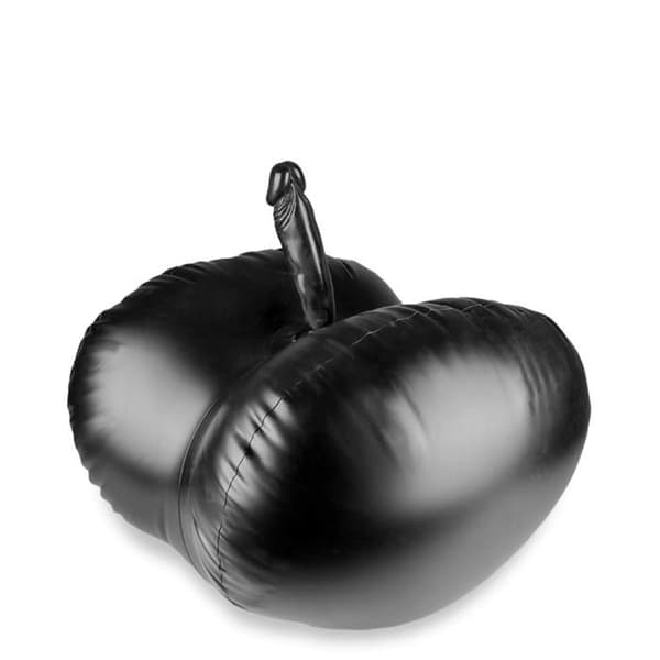Warren uppblåsbar kudde med dildo