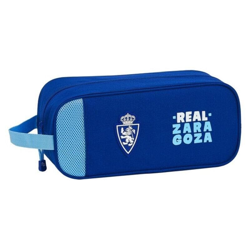 Travel Slipper Holder Real Zaragoza Blue Light Blue (34 x 15 x 14 cm)