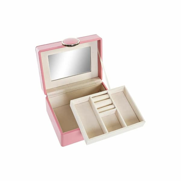 Smyckeskrin DKD Home Decor Rosa Trä MDF 23 x 17 x 10 cm