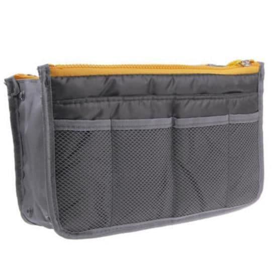 Kvinnor Travel Insert Handväska Organizer Handväska Stor Liner Organizer Tidy Bag Pouch