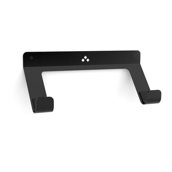 Vægkonsol Rei 8076 Stål 13 x 24 x 32 cm Skateboard Sort