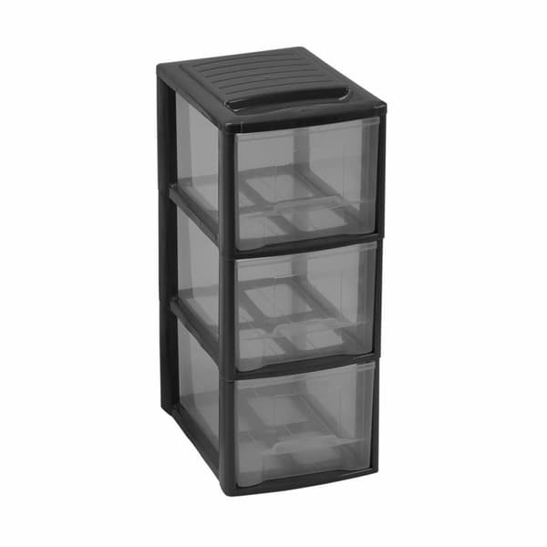Organiserare Mondex Mini Empire A5 Svart Plast 19 x 26 x 46 cm 3 lådor