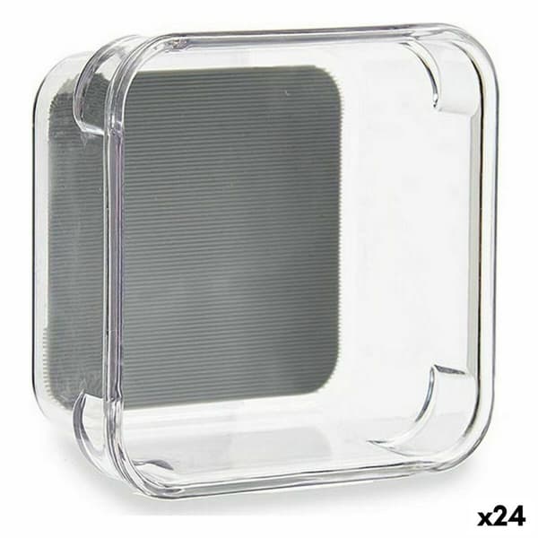Vetolaatikon Järjestelijä Kinvara W623309 Harmaa Kierrätetty muovi 9,3 x 4,5 x 9,3 cm (24 osaa)