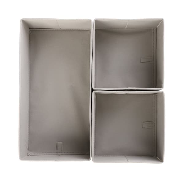 Opbevaringskurvesæt | HADRIA | 3 stk. | 16x16x10cm/30x16x10cm | 877693