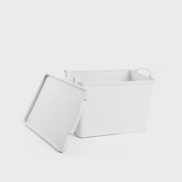 kasse | ANLÆG | plast med låg | 36x24x25cm | 736285