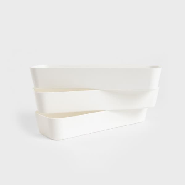 Æske sæt | LURDES | plastik 3 stk. | 26x9x4,5cm | 736322