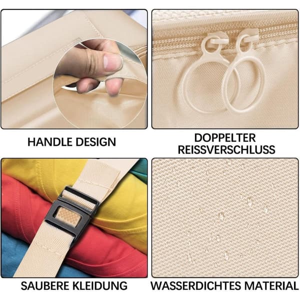Organizer til Rejsetaske - 9 Dele - Rejsetasker