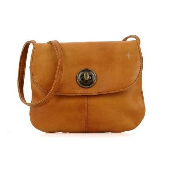 Mini läderväska Pieces Cognac TOTALLY ROYAL - Brun - Kvinna
