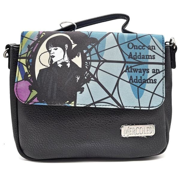 Seven spa - 40H402303-392 - Borsa Tracolla Mercoledì Svart, Sac bandoulière Shoulder Bag Mercredi Addams Svart Flicka