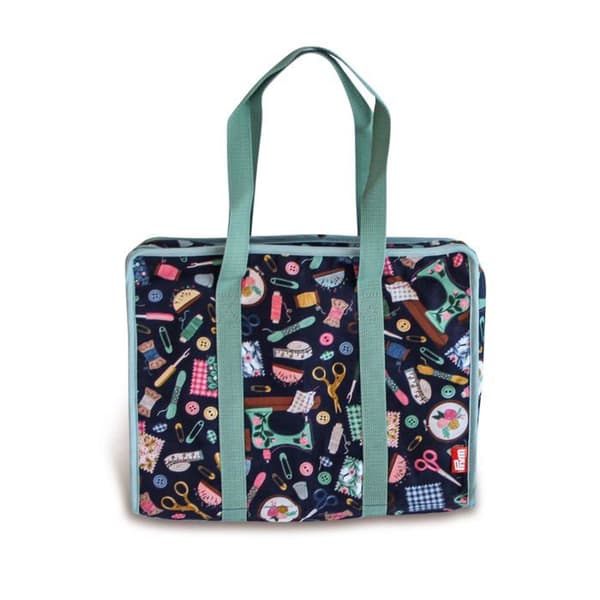 Väskorganisatör - Prym väsktoppen - 612061 - Väska, Bomull, Marinblå, 34 x 26 x 9,5 cm