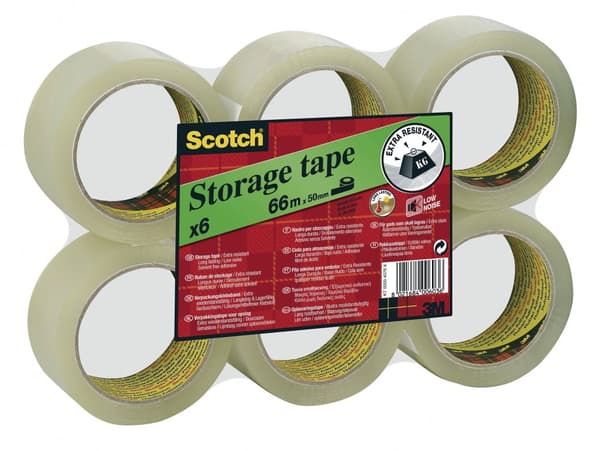 Packtejp SCOTCH 309 PP 50mmx66m klar 6st