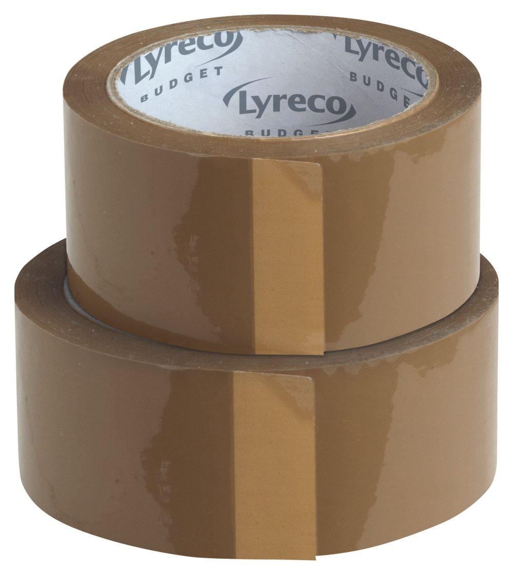 Packtejp LYRECO PP 50mmx100m brun 6/FP