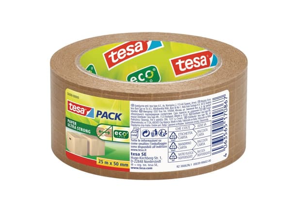 Packtejp TESA papper Ultra str. 50mmx25m 6st