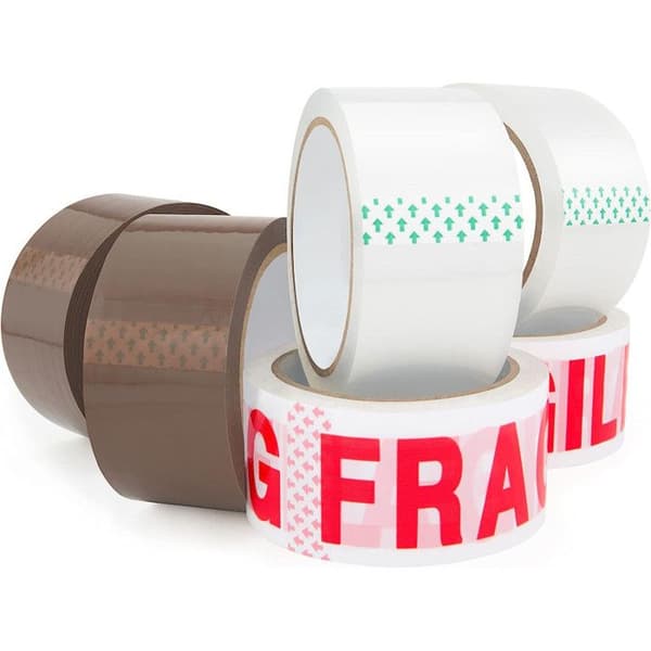 Tejp - Förpackning - Assortiment - För paket och flytt - 6 rullar