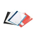 Miniatyrbild 3 av 3: Slitstarkt paket med 25 A4+ lamellmappar med etiketthållare Transparent lock Opak Back Green - 269005