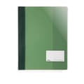 Miniatyrbild 1 av 3: Slitstarkt paket med 25 A4+ lamellmappar med etiketthållare Transparent lock Opak Back Green - 269005