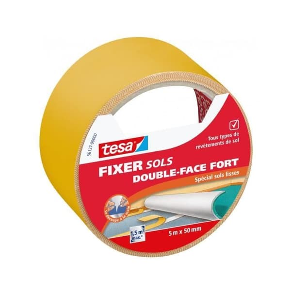 TESA Fixering självhäftande båda sidor stark 5mx50mm