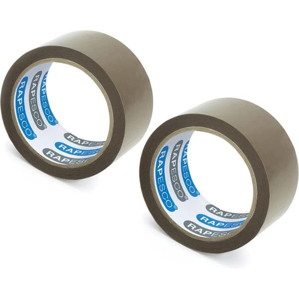 Packtejp - Brun - Mycket stark - 2 rullar - 50mmx60m