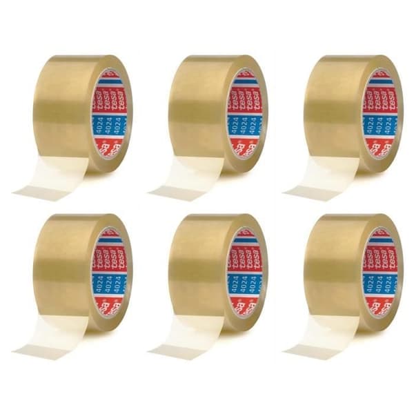 Packtejp - tesa - 4024 - 50 mm x 66 m - Transparent - Tyst