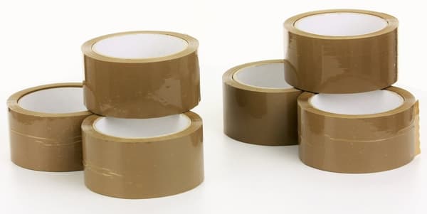 Ruskea kuumasulatepakkausteippi - 66Y (6 kpl)