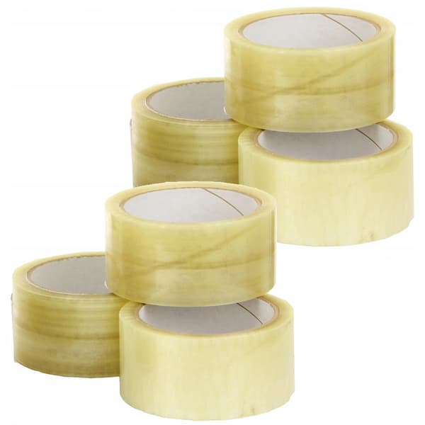 Läpinäkyvä Solvent 60y pakkausteippi (6 kpl)