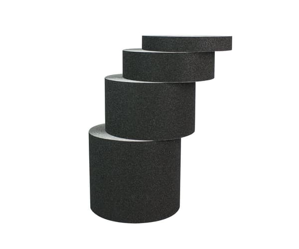 Liukumaton turvateippi musta 25 mm/3 m