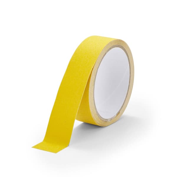 Halkfri säkerhetstejp gul 50mm/3m