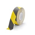 Miniatyrbillede 1 af 6: Skridsikker advarselstape 50 mm/18,3 m sort/gul