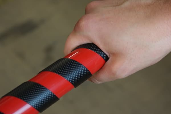 Halkfri matta för ledstänger svart 25mm/18,3m