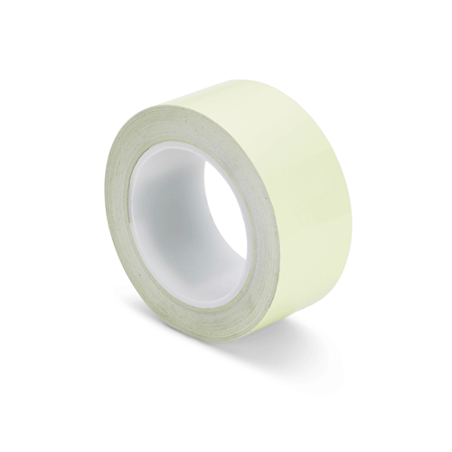 Selvklæbende tape 50mm/10m selvlysende, fotoluminescerende
