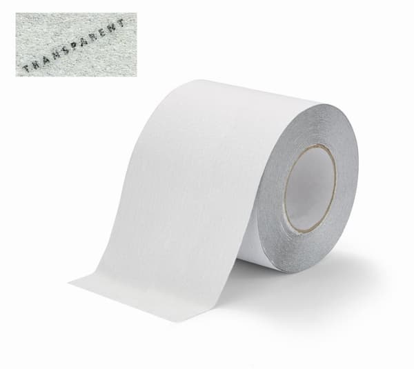 Liukumaton turvateippi, kirkas, 250 mm/1,2 m