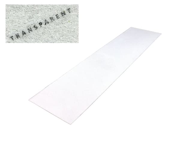 Liukumaton turvateippi, kirkas, 250 mm/1,2 m