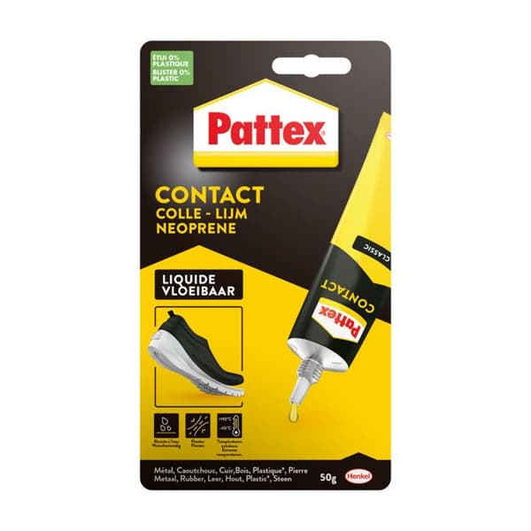 PATTEX neopren flytande lim - Multimaterial montering - Gul