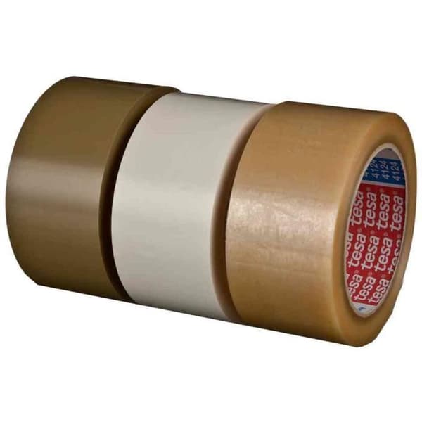 Klebande - TESA - 4124 - PVC - 19 mm x 66 m - Transparent - Ultra stark