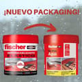 Miniatyrbild 2 av 2: Fischer vattentätande färg - 1kg hink - Vit med fibrer - Vattentät och exteriör