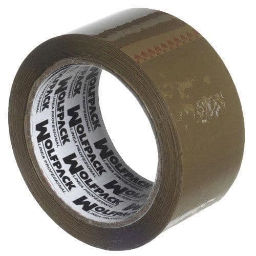 Brun Wolfpack förpackningstejp 48 mm x 66 m