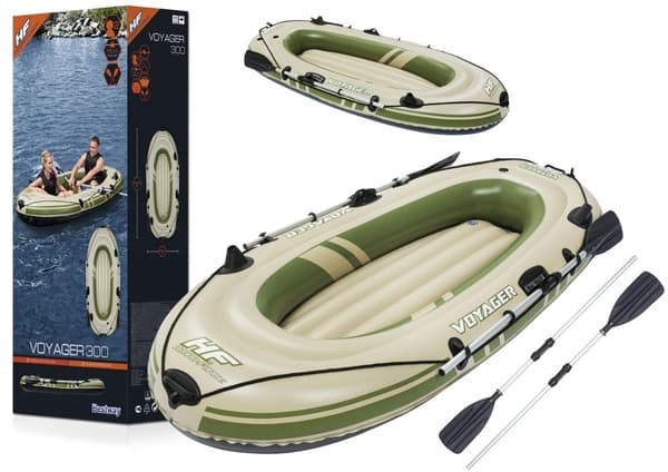 Bestway Voyager 300 - gummibåd - 2 personer - 243x102 cm