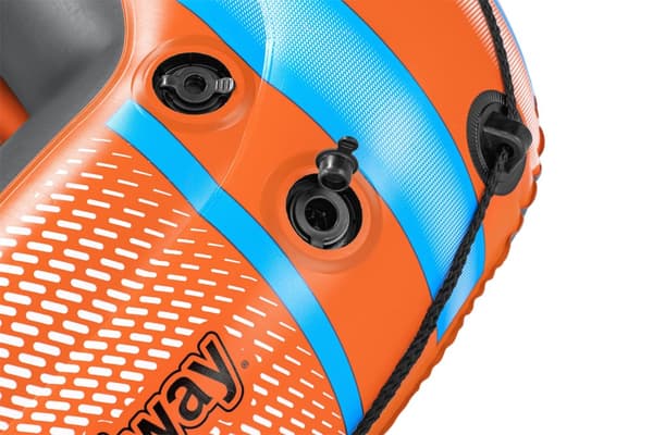 Uppblåsbar båt / badbåt Bestway Kondor Elite 1000, 1.62 x 0.96 meter, orange + lagningslapp