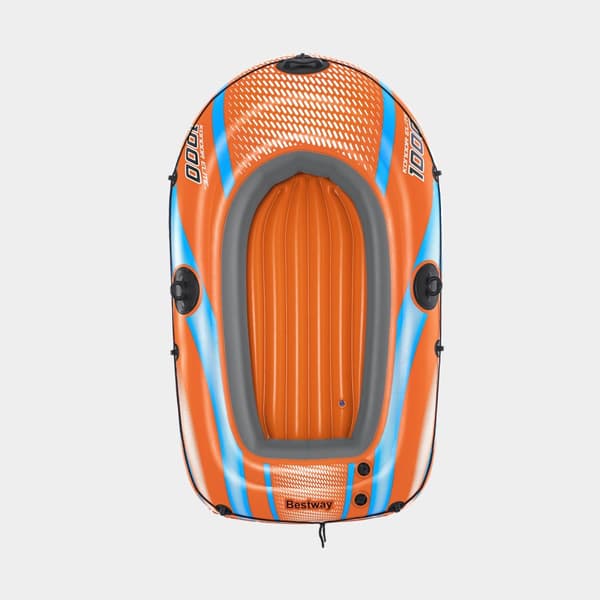 Uppblåsbar båt / badbåt Bestway Kondor Elite 1000, 1.62 x 0.96 meter, orange + lagningslapp