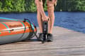 Miniatyrbild 11 av 11: Uppblåsbar båt / badbåt Bestway Kondor Elite 3000, 2.46 x 1.22 meter, orange + åror + handpump + lagningslapp