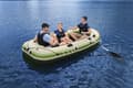 Miniatyrbild 9 av 11: Gummibåt Bestway Hydro Force Voyager X3, 2.94 x 1.37 meter, beige/grön + åror + handpump + transportväska + förvaringsväska + lagningslapp